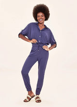 Cargar imagen en el visor de la galería, Image 05: Uv Line Pantalon De Plage Pants Fem Basic Navy Blue Upf50+
