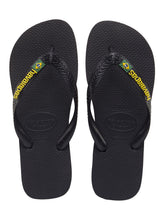 Cargar imagen en el visor de la galería, Product Front: Havaianas Tongs Brasil Logo Black
