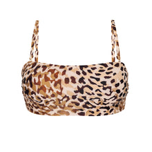 Cargar imagen en el visor de la galería, Product Front: Rio De Sol Haut Top Leopard Bandeau-Reto
