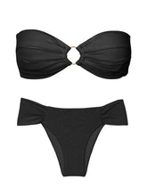 Cargar imagen en el visor de la galería, Product Front: Rio De Sol Ensemble Set Malibu-Black Mavi Baobi
