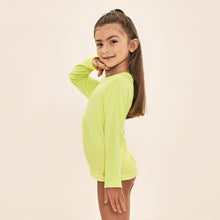 Cargar imagen en el visor de la galería, Image 02: Uv Line T-Shirt Acqua Qr Code Amarelo Fluor Upf50+
