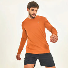 Cargar imagen en el visor de la galería, Image 04: Uv Line T-Shirt Pour Homme Longsleeve Sport Fit Caramelo
