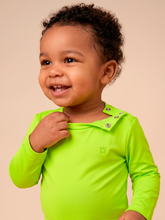 Cargar imagen en el visor de la galería, Image 04: Uv Line T-Shirt Longsleeve Baby Yellow Fluor Upf50+
