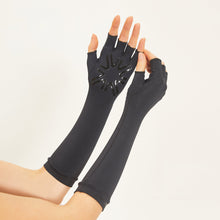 Cargar imagen en el visor de la galería, Image 06: Uv Line Gants Long Gloves Uni Black Upf50+
