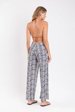 Cargar imagen en el visor de la galería, Model Back: Rio De Sol Pantalon De Plage Ikat Wide Pants

