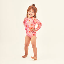 Cargar imagen en el visor de la galería, Image 02: Uv Line Maillot De Bain Bébé Baby Solar Rose Upf50+
