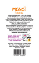 Cargar imagen en el visor de la galería, Product Back: Tevi Monoi Oils Monoi Gourmand Ananas 120Ml
