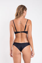 Cargar imagen en el visor de la galería, Model Back: Rio De Sol Ensemble Set Touch-Black Bandeau-Crispy Nice

