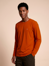 Cargar imagen en el visor de la galería, Gallery: Uv Line T-Shirt Longsleeve Uvpro Brasil Masc Pitanga Upf50+
