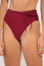 Cargar imagen en el visor de la galería, Gallery: Rio De Sol Bas Bottom Shimmer-Divino Belted-High-Waist
