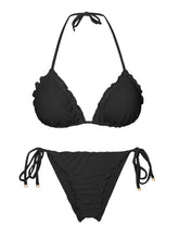 Cargar imagen en el visor de la galería, Product Front: Rio De Sol Ensemble Set Malibu-Black Frufru
