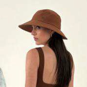 Cargar imagen en el visor de la galería, Product Front: Uv Line Chapeau Souple/Capeline Lyon Conhaque Upf50+
