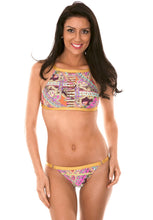 Cargar imagen en el visor de la galería, Model Front: Rio De Sol Ensemble Mundomix Cropped
