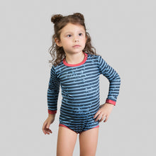 Cargar imagen en el visor de la galería, Image 12: Uv Line Maillot De Bain Bébé Macaquinho Baby Listras Upf50+
