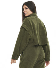 Cargar imagen en el visor de la galería, Image 05: Alto Giro Fitness Haut Jaqueta Cropped Colete Stretch Verde Kalamata
