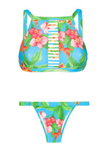 Cargar imagen en el visor de la galería, Product Front: Rio De Sol Ensemble Aloha Cropped Tiras
