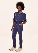 Cargar imagen en el visor de la galería, Image 02: Uv Line Pantalon De Plage Pants Fem Basic Navy Blue Upf50+
