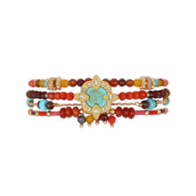 Cargar imagen en el visor de la galería, Product Front: Hipanema Bracelet Metaphor Turquoise Hipanema
