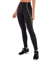 Cargar imagen en el visor de la galería, Model Front: Alto Giro Fitness Bas Legging Velocity Com Fusao Preto
