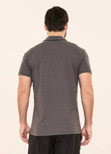 Cargar imagen en el visor de la galería, Model Back: Uv Line T-Shirt Pour Homme T-Shirt Masc Polo Lead Upf50+
