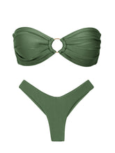 Cargar imagen en el visor de la galería, Product Front: Rio De Sol Ensemble Set Shimmer-Croco Mavi Nara
