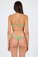 Cargar imagen en el visor de la galería, Model Back: Rio De Sol Ensemble Set Oliva Bandeau-No Nice-Fio
