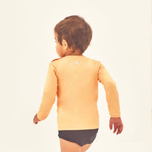 Cargar imagen en el visor de la galería, Model Back: Uv Line Maillot De Bain Bébé Rash Guard Baby Solar Upf50+
