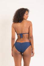 Cargar imagen en el visor de la galería, Model Back: Rio De Sol Bas Bottom Navy Mel-Comfy

