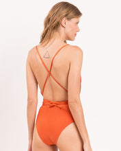 Cargar imagen en el visor de la galería, Image 07: Rio De Sol Une Pièce Shimmer-Paprica New Vegas
