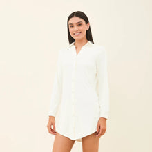 Cargar imagen en el visor de la galería, Image 02: Uv Line Chemise Shirtdress Copenhagen Offwhite Upf50+
