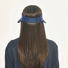 Cargar imagen en el visor de la galería, Model Back: Uv Line Visière Grecia Navy Fit Upf50+
