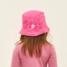 Cargar imagen en el visor de la galería, Model Back: Uv Line Bob Hat Napoli Basic Kids Nac Inf Pink Upf50+
