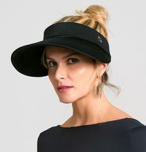 Cargar imagen en el visor de la galería, Model Front: Rio De Sol Visière Viseira Chiara Preto
