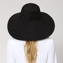 Cargar imagen en el visor de la galería, Model Back: Uv Line Chapeau Souple/Capeline Beverly Hills Preto Upf50+

