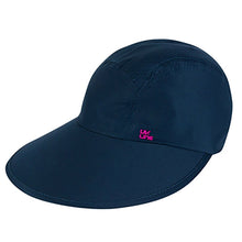 Cargar imagen en el visor de la galería, Product Front: Uv Line Casquette Visor Capri Colors Nac Fem Navy Blue Rose Upf50+
