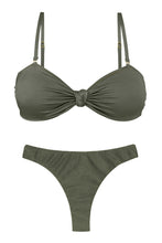 Cargar imagen en el visor de la galería, Product Front: Rio De Sol Ensemble Set Croco Bandeau-Joy Nice-Fio
