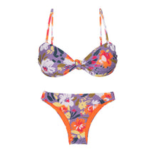 Cargar imagen en el visor de la galería, Product Front: Rio De Sol Ensemble Set Garden-Flower Bandeau-Joy Essential
