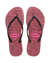 Cargar imagen en el visor de la galería, Image 03: Havaianas Tongs Havaianas Slim Animals Shocking Pink
