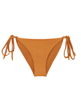 Cargar imagen en el visor de la galería, Product Front: Rio De Sol Bas Bottom Shimmer-Nocciola Cheeky-Tie-Gold
