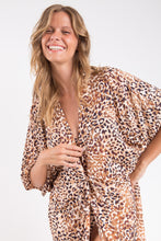 Cargar imagen en el visor de la galería, Image 09: Rio De Sol Vêtement De Plage Leopard Long Dress
