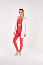 Cargar imagen en el visor de la galería, Image 02: Alto Giro Fitness Haut Cardigan Rib Santorini Rosa Respire
