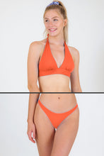 Cargar imagen en el visor de la galería, Model Front: Rio De Sol Ensemble Set Light-Peach Halter-Cos Essential-Comfy
