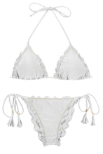 Cargar imagen en el visor de la galería, Product Front: Rio De Sol Ensemble Set Shimmer-White Frufru
