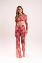 Cargar imagen en el visor de la galería, Model Front: Rio De Sol Haut De Plage Floral-Scales Top Harper
