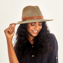 Cargar imagen en el visor de la galería, Image 04: Uv Line Chapeau Fedora Hat Giovana Imp Fem Mescla Upf50+
