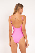 Cargar imagen en el visor de la galería, Model Back: Rio De Sol Une Pièce Crespinho-Rosa Hype
