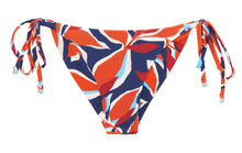 Cargar imagen en el visor de la galería, Product Front: Rio De Sol Bas Bottom Leaves Cheeky-Tie
