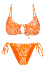 Cargar imagen en el visor de la galería, Product Front: Rio De Sol Ensemble Set Trail-Orange Tank-Tie Ibiza-Comfy
