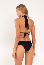 Cargar imagen en el visor de la galería, Model Back: Rio De Sol Haut Top Malibu-Black Mel
