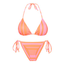 Cargar imagen en el visor de la galería, Product Front: Rio De Sol Ensemble Set Solea Tri-Inv Cheeky-Tie
